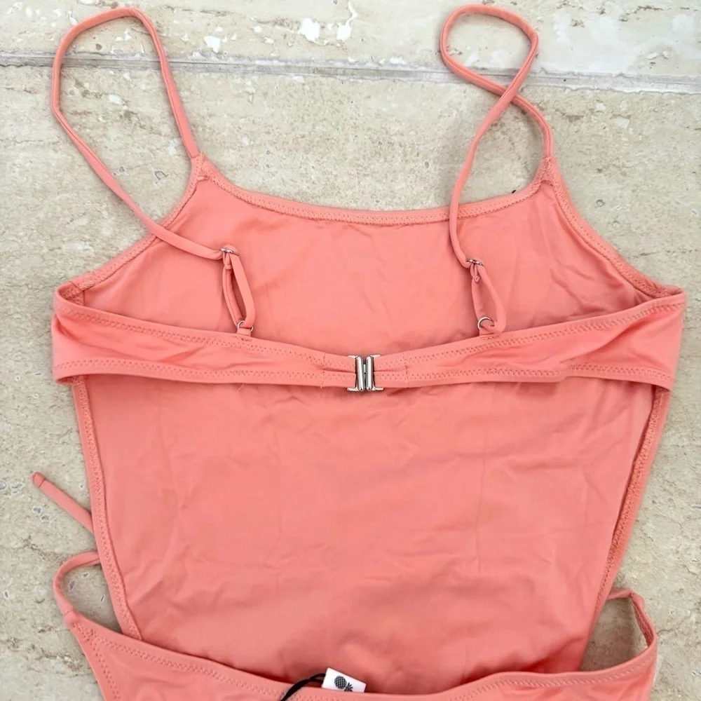 NWT! Monica Hansen Beachwear, One Piece, Peach Color, Size S - Picture 11 of 11